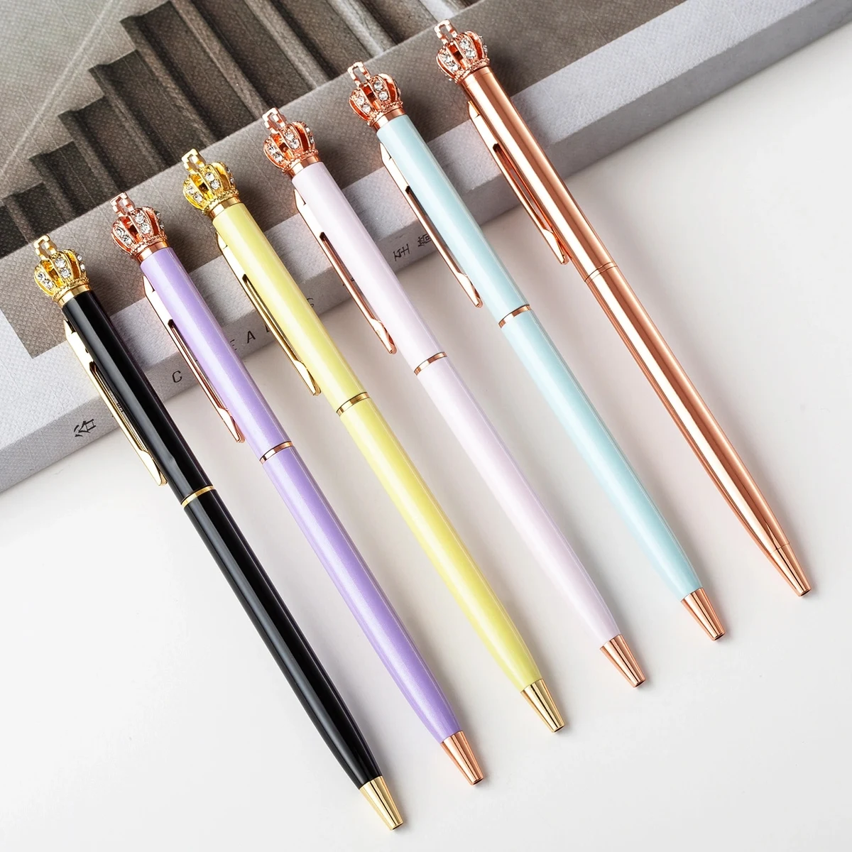 Crown Diamond Ballpoint Pen 1