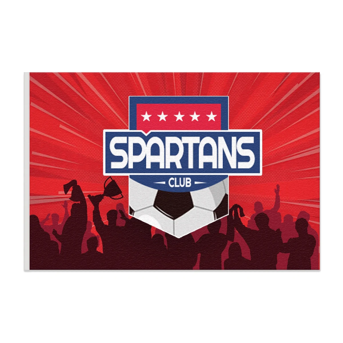 12"x18" Custom Full Color Printed Felt Banner 1