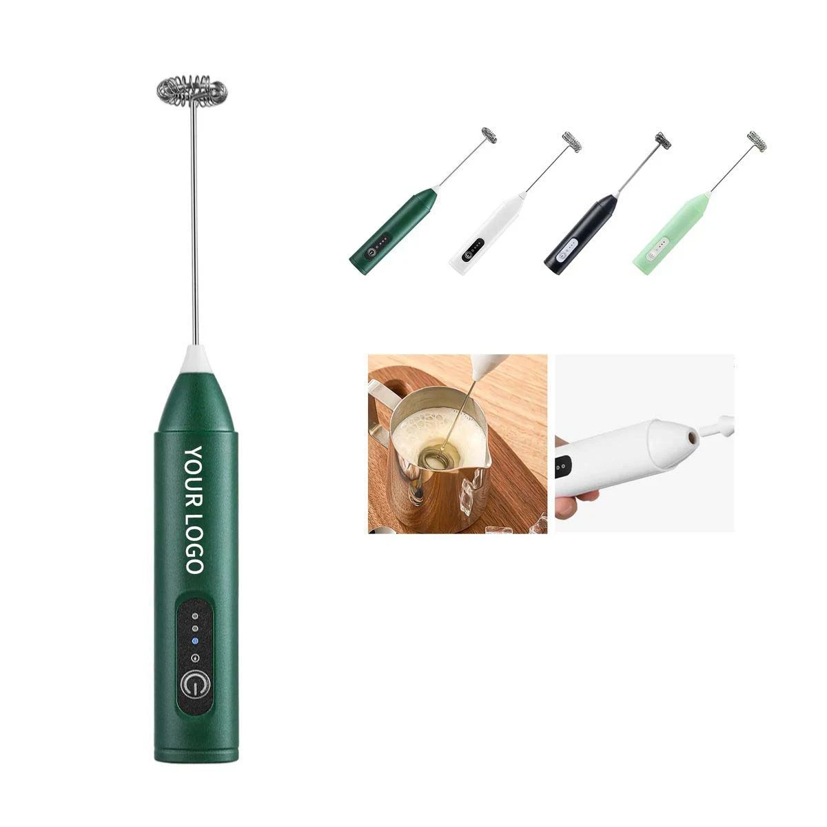 Electric Handheld Milk Frother with Long Battery Life 1