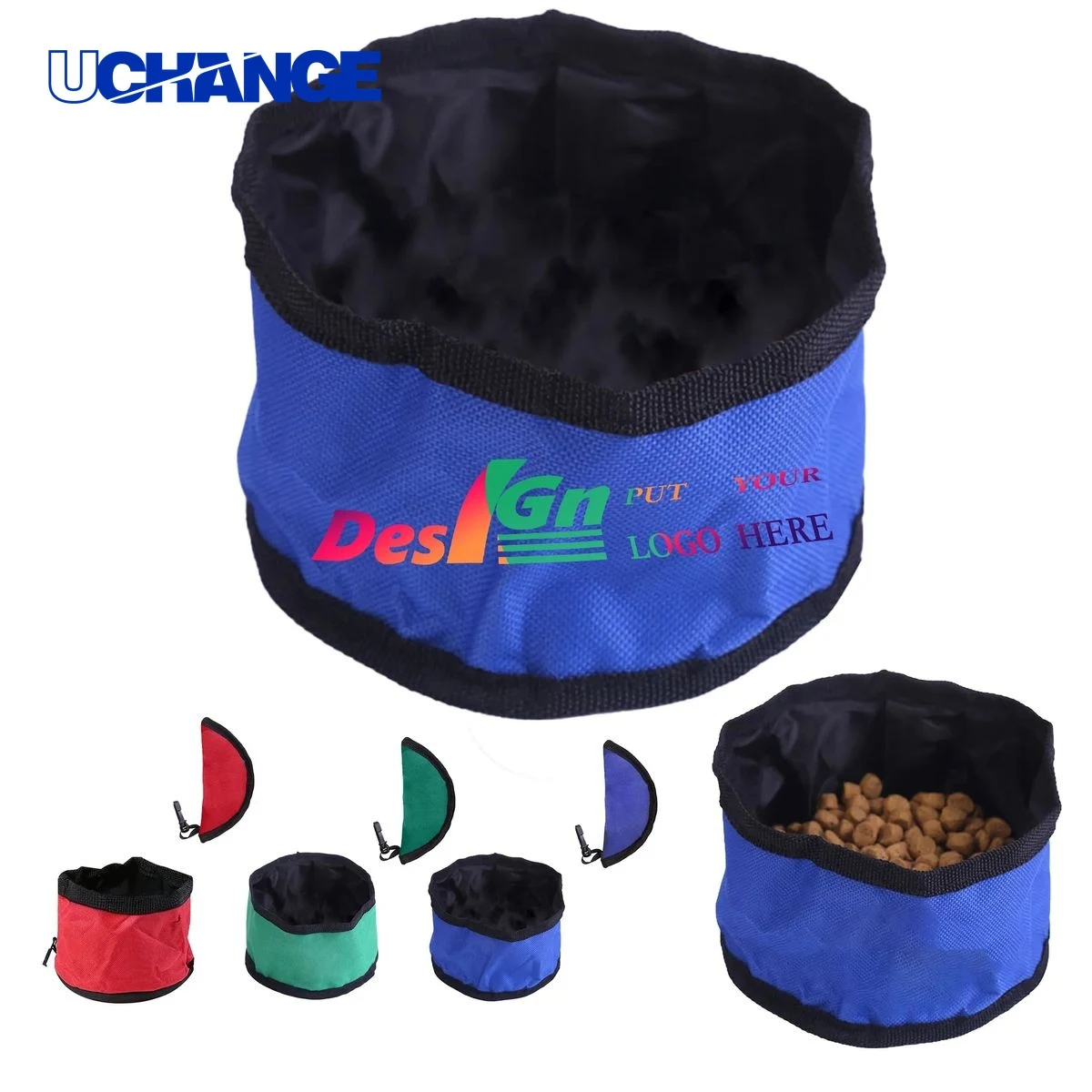 Full Color Oxford Dog Bowl 1