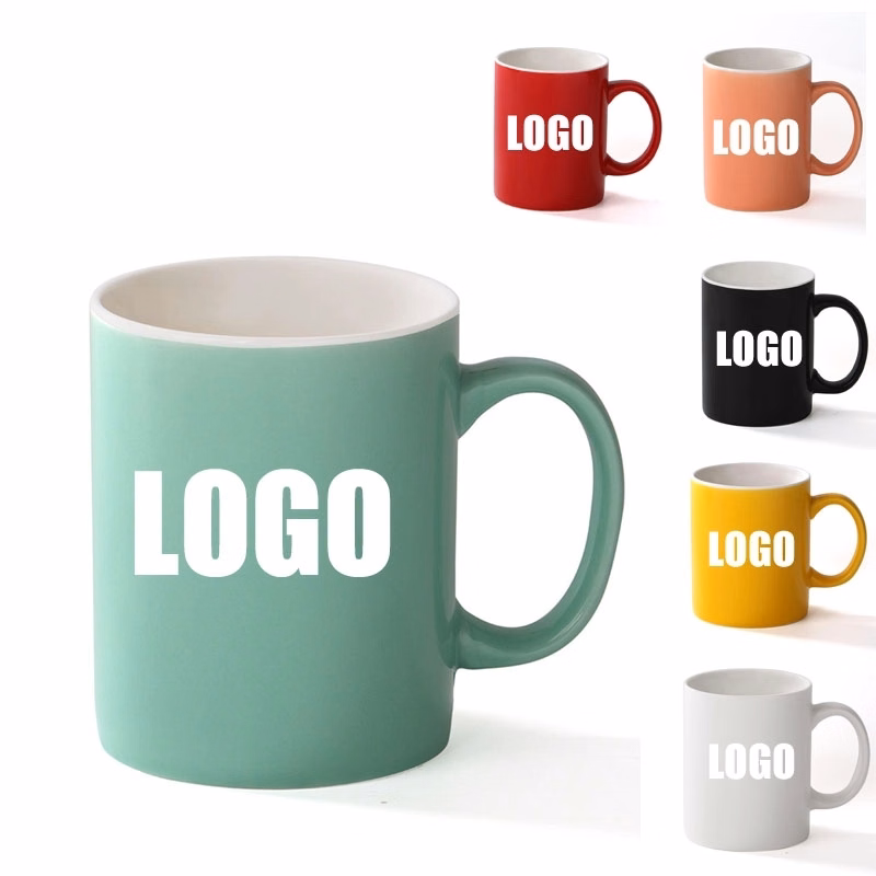 Custom 11 oz Smooth Ceramic Milk Cup