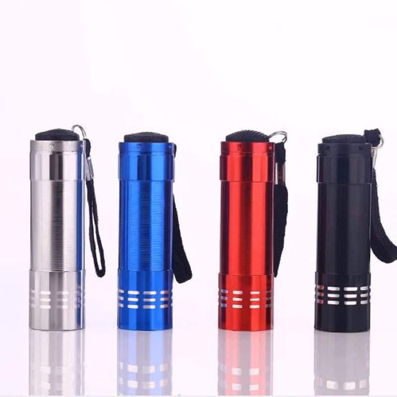 Rush Services Aluminum LED Flashlight 3 PCS AAA Batteries