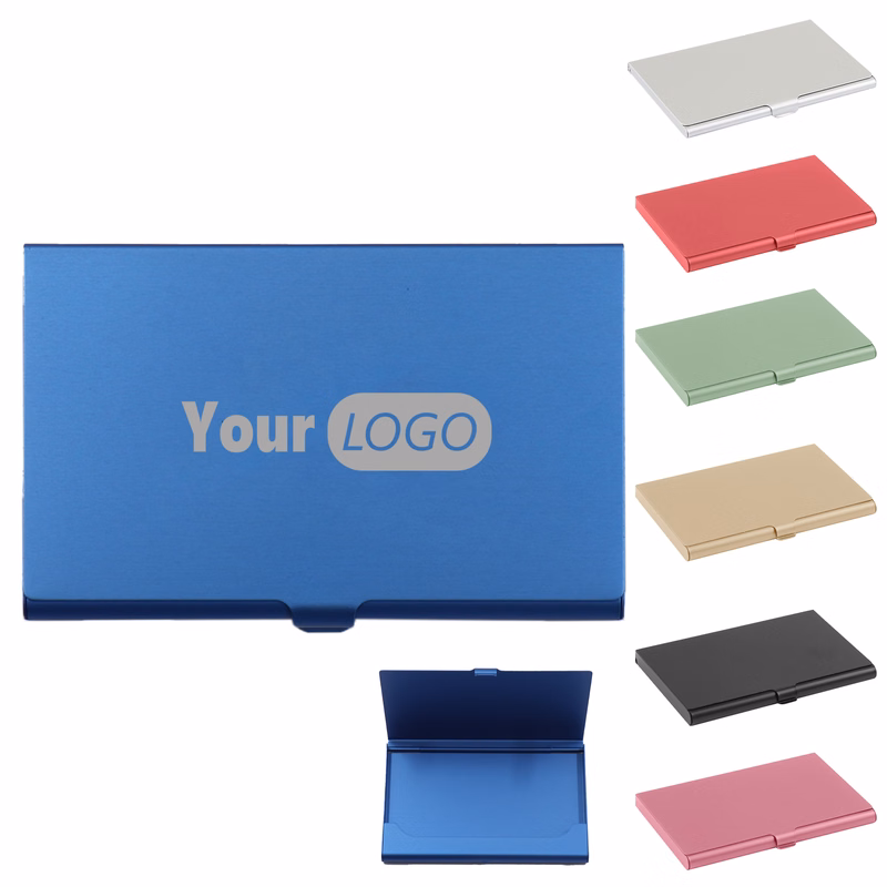 Portable Flip-Top Business Card Holder