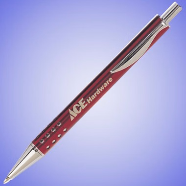 APOLLO SERIES BALL PEN METAL - RED