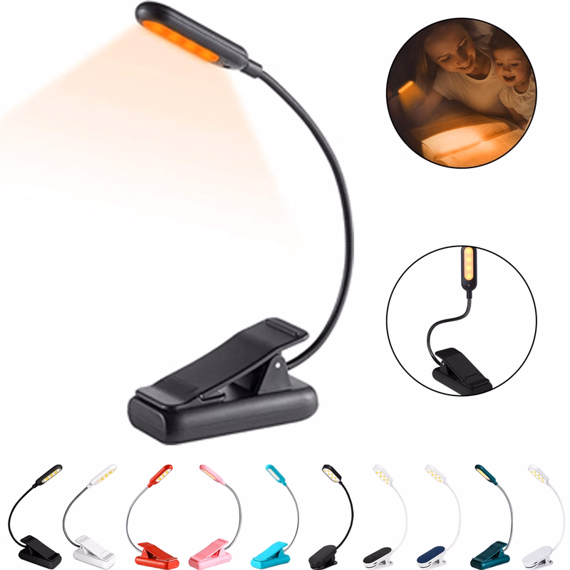 Clip On Rechargeable Reading Light