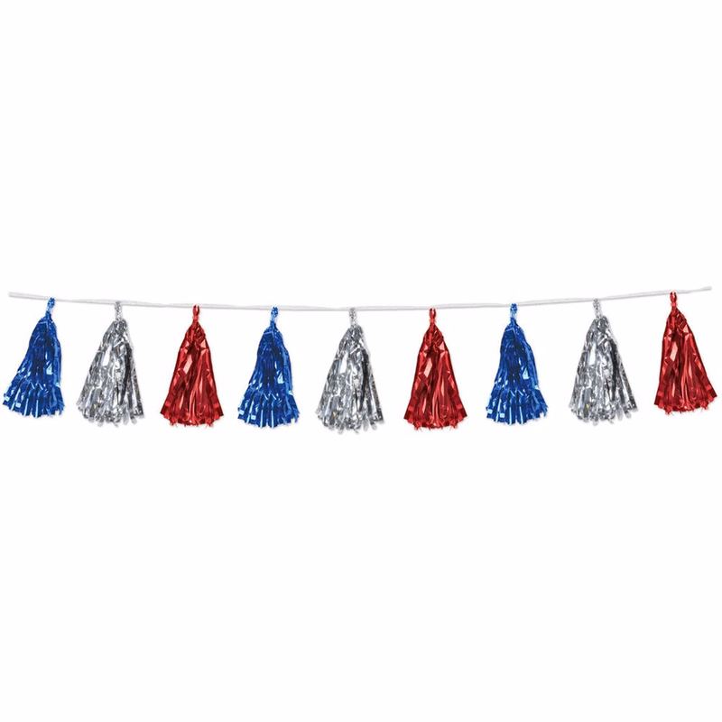 Metallic Tassel Garlands - Assorted 8'