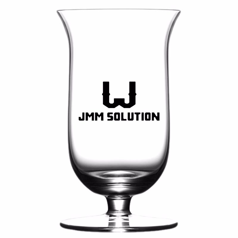 7oz Crystal Glass Tulip-Shaped Short Stem Cup