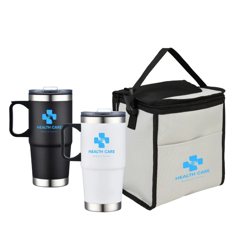 LUNCH BAG & 24 OZ TRAVEL MUG - SET 1