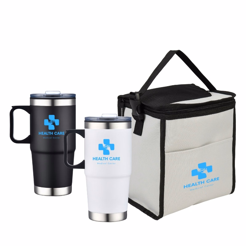 LUNCH BAG & 24 OZ TRAVEL MUG - SET
