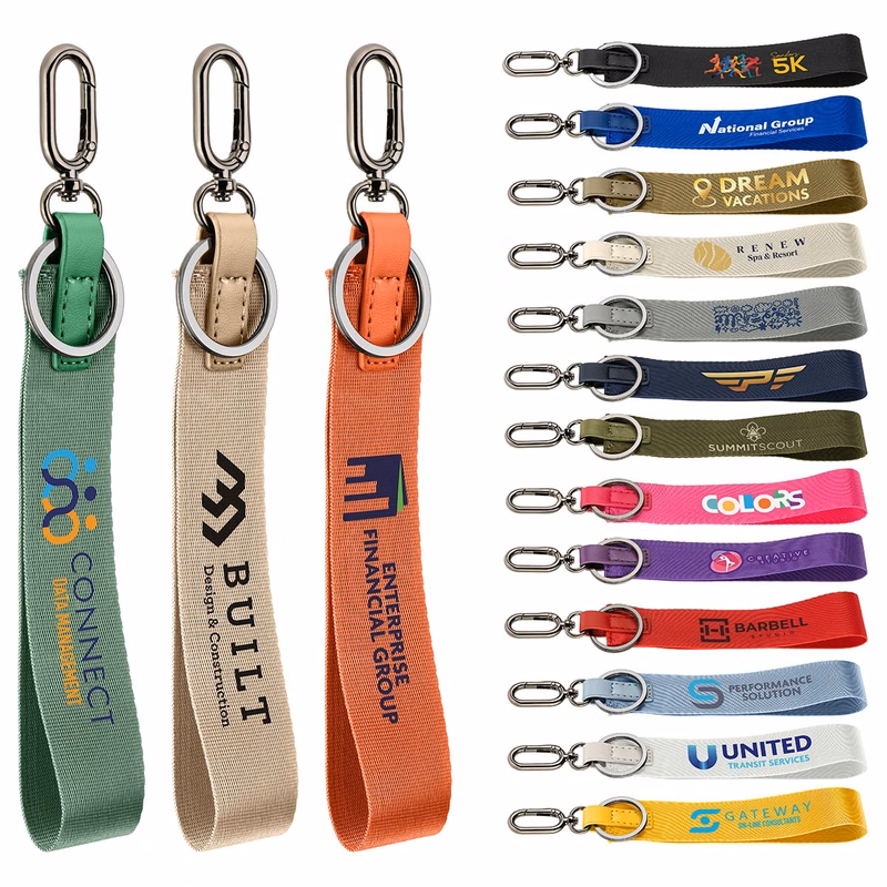 Never Lost Keychain With Strap
