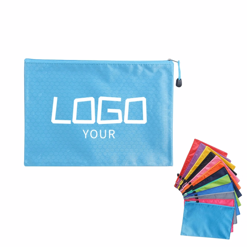 A4 Waterproof Mesh Zipper Pouch Document Bags"