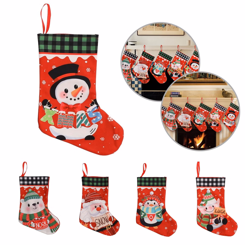Christmas print socks