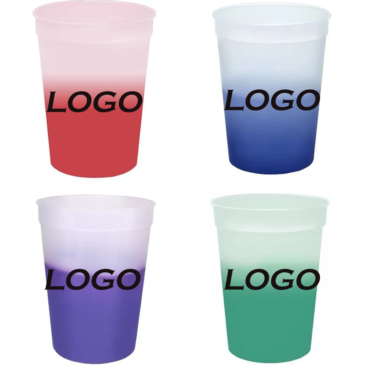 13Oz Color Changing Stadium Cup 1