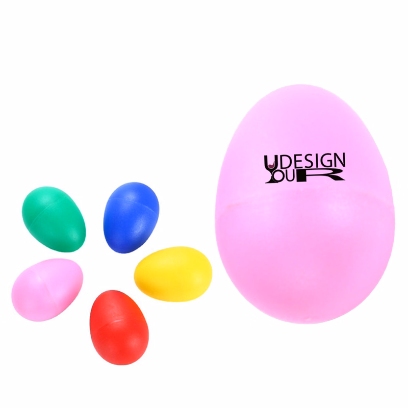 Vibrant Plastic Egg Maracas