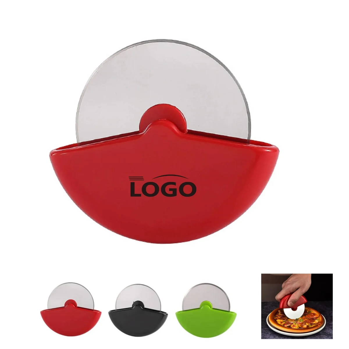 Handheld Pizza Slicer Cutter Wheel 1