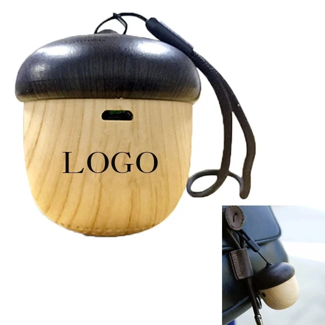 Nut Shape Wood Wireless Speaker 1