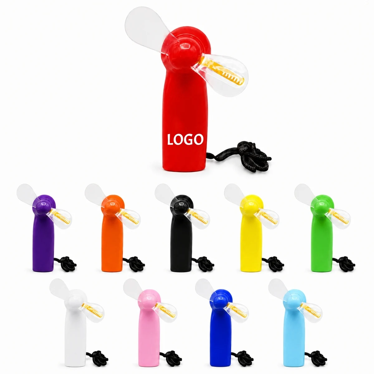 Mini Handheld LED Message Display Fan 1