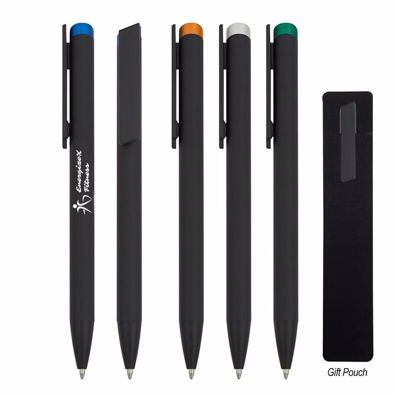 Custom Ascencion Slider Pen with Rubber Grip