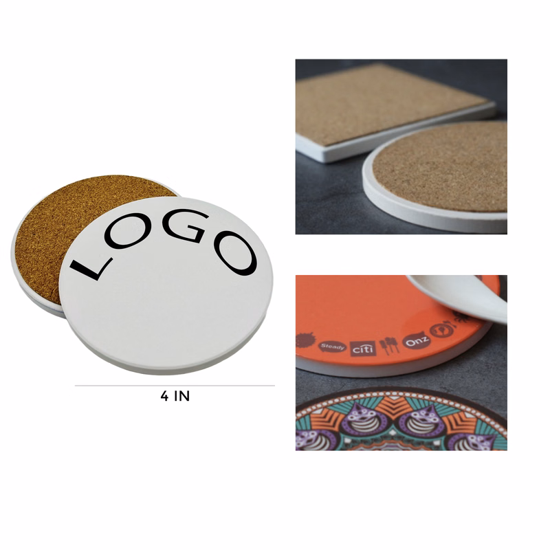 MOQ 1 PCS Decorative Ceramic Coaster