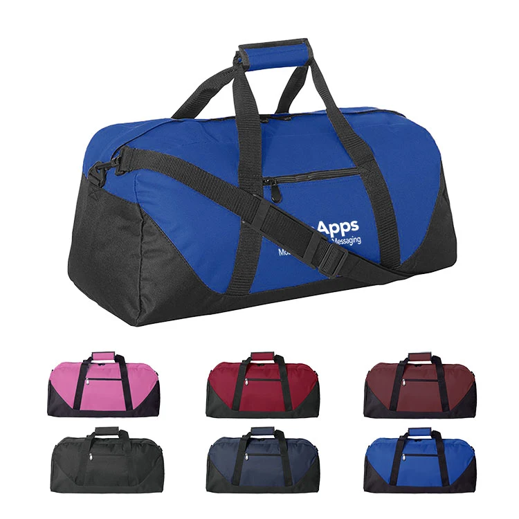 600D Contrasting Black Bottom Duffle 1