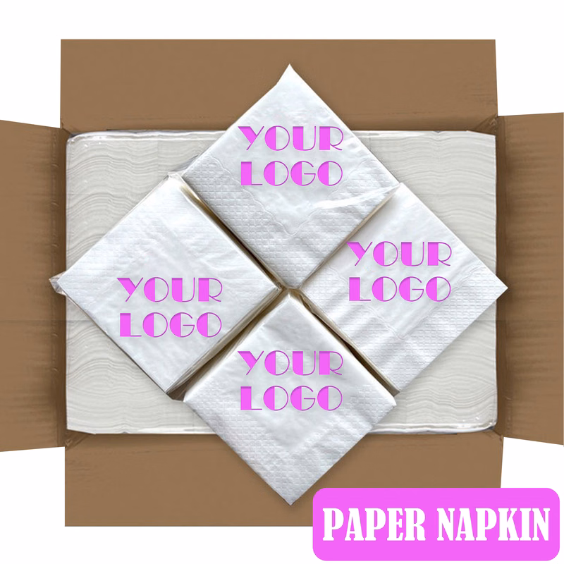 Shrink-wrapped business napkins