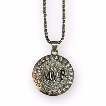 Necklace: 1.25" Circle Pendant Necklace and (MVP
