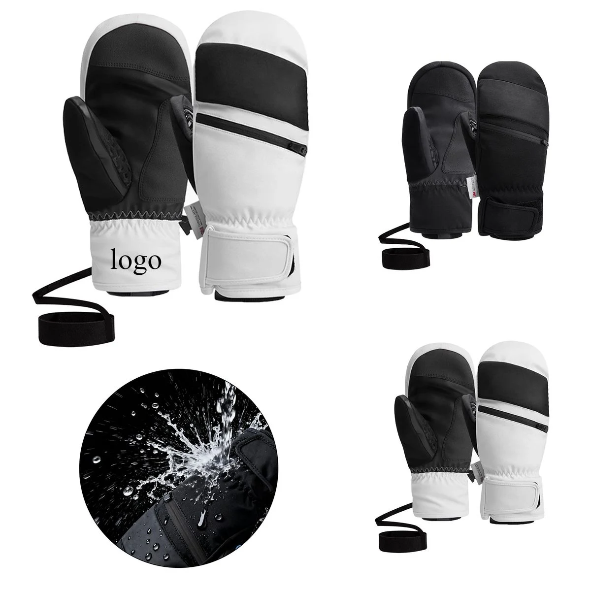 Thermal Snow Sport Mitten Gloves 1