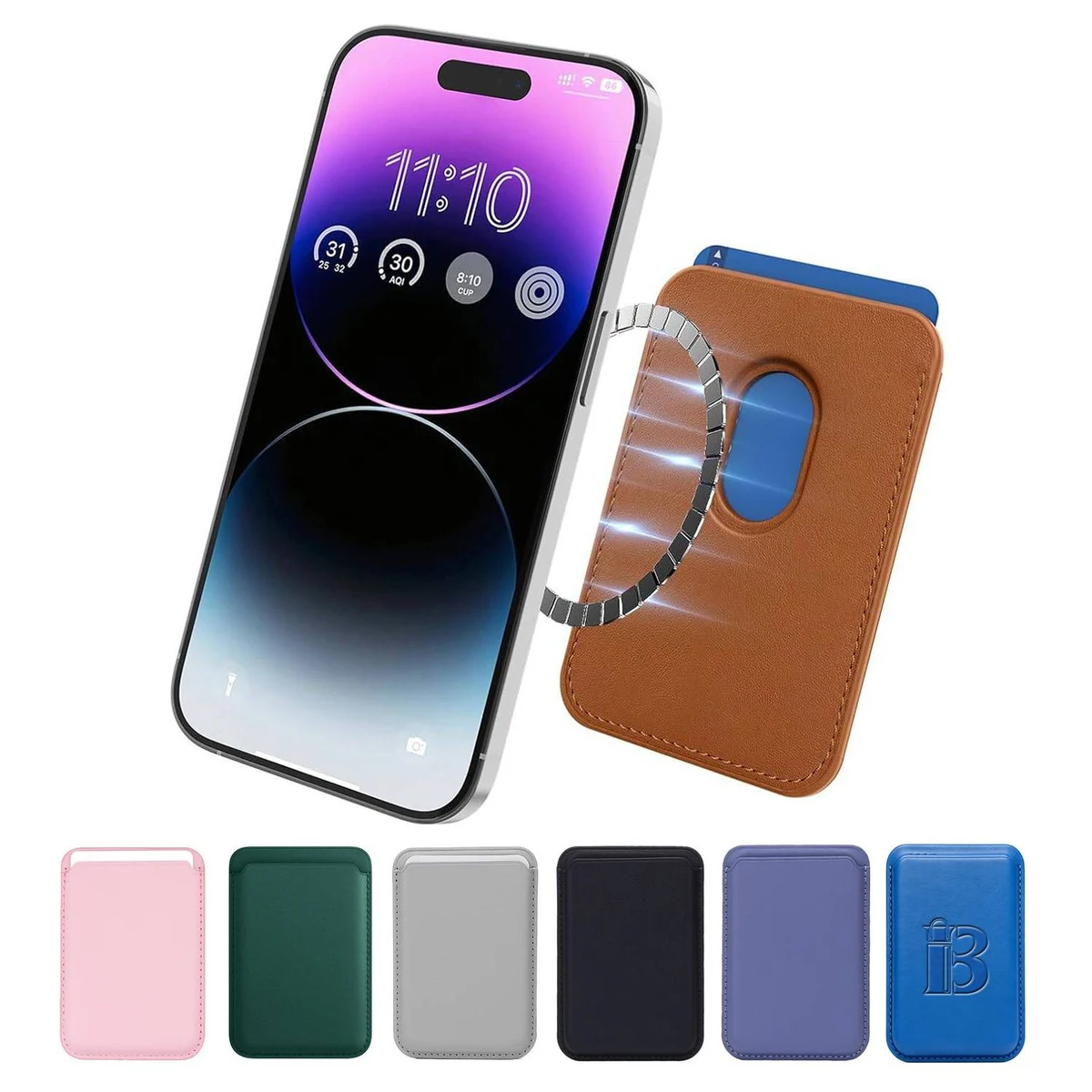 Foldable Magnetic Stand Card Holder 1