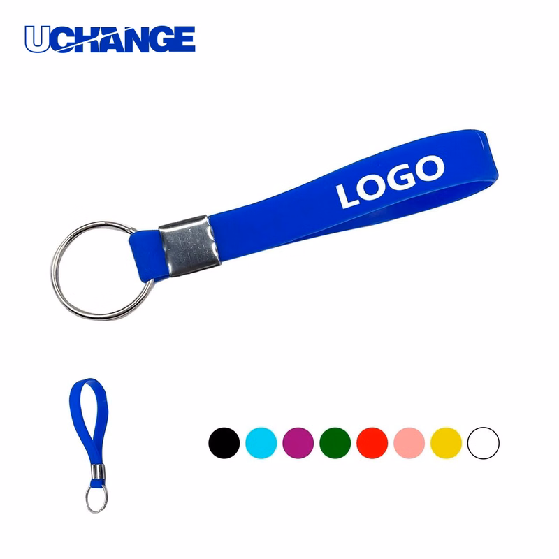 Silicone Wristband Keychain Tag