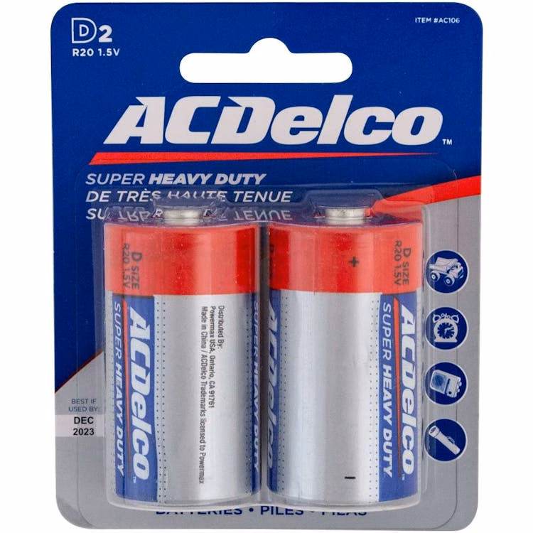 ACDelco D Heavy Duty Batteries - 2 Pack