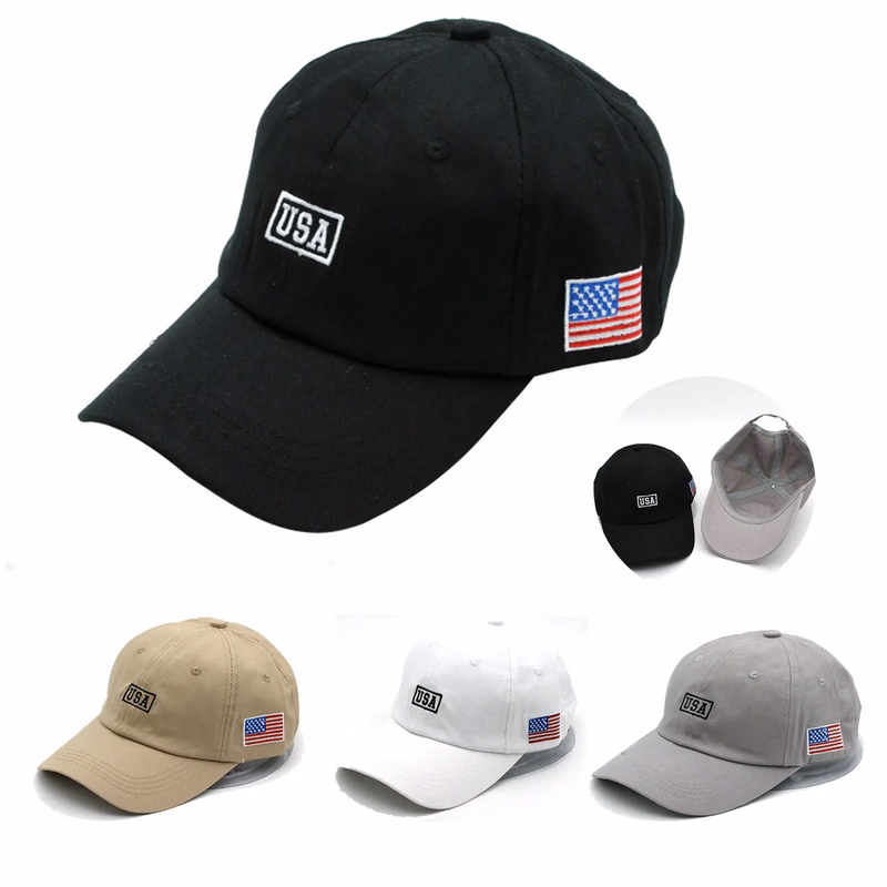 Embroidered USA Baseball Cap