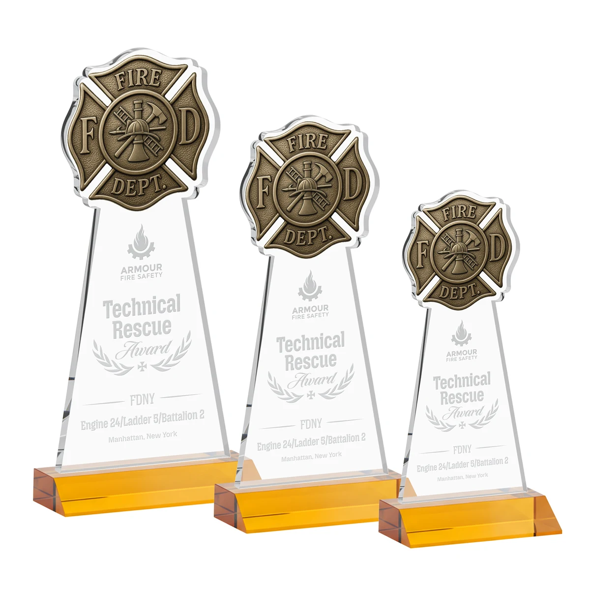 Fire Dept Award - Amber 1