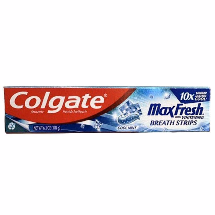 Colgate Maxfresh Whitening with Breath Strips Toothpaste - 6.3 oz