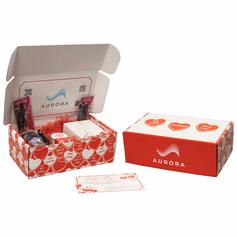 10 3/4" x 6 1/4" x 4" - E-Flute Outside Tuck Box