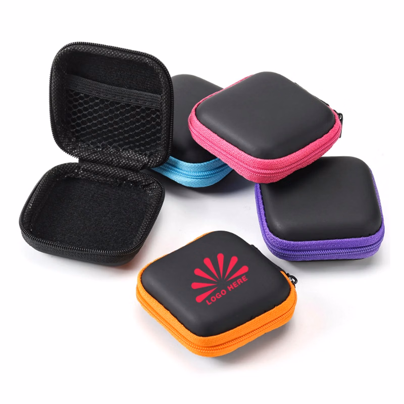 EVA Square Earbuds Carrying Case