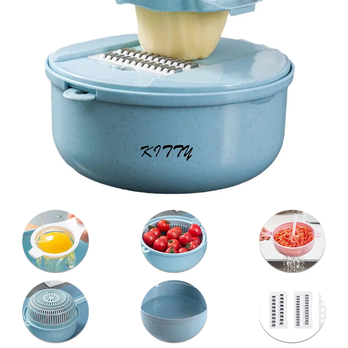 6-Piece Multifunctional Kitchen Vegetable Chopping Tool Set 1