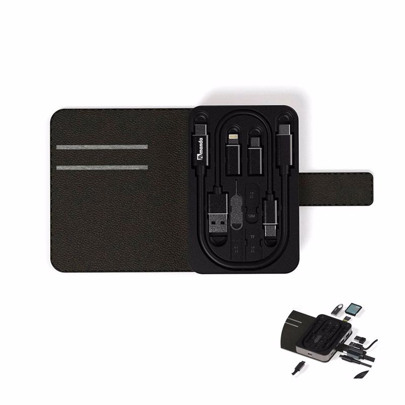 Compact Charging Hub Kit Phone Laptop Extender Power Bank