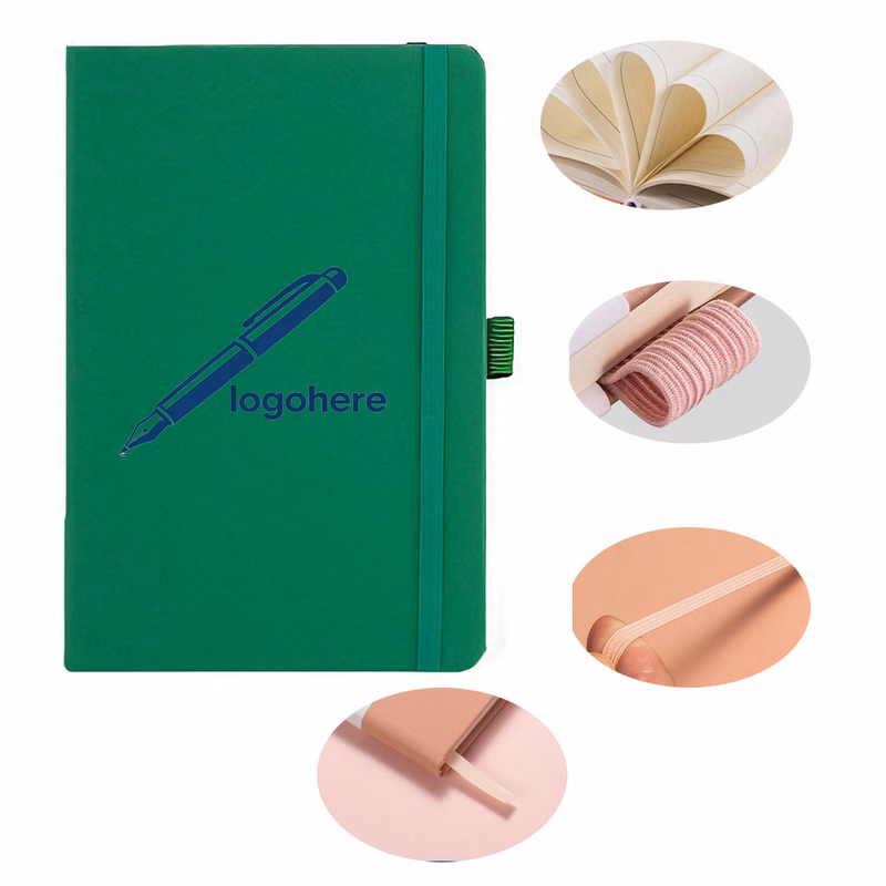 MOQ 30 Portable A5 PU Leather Notebook