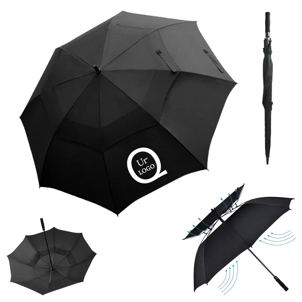 30-Inch Windproof Automatic Umbrella 1