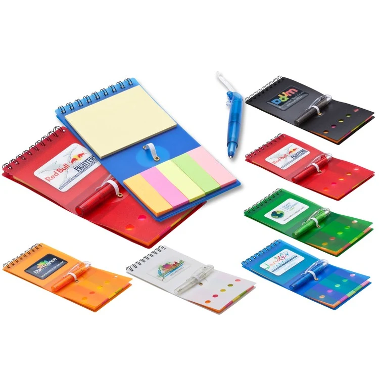 Spiral Sticky Flag Booklet with Full Color Imprint 1