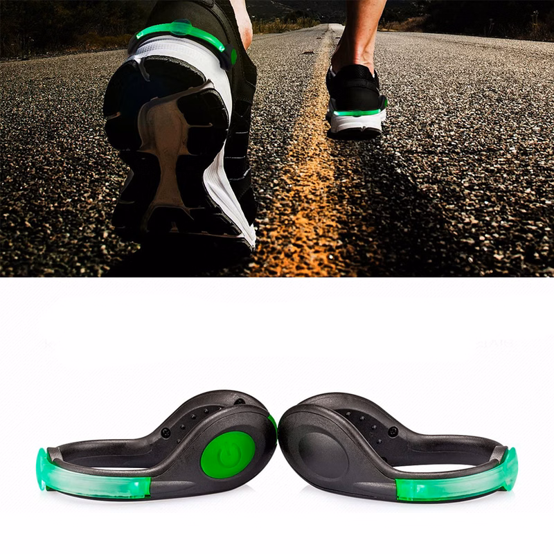 Luminous Safety Night Running Shoe Clips