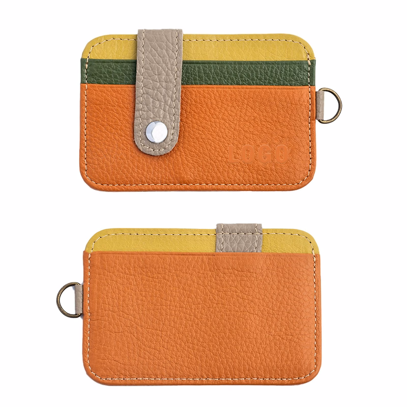 Colorful Pu Leather Card Wallet