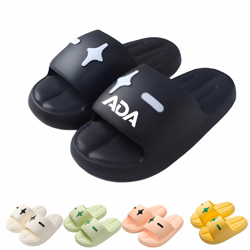PVC Non Slip Thick Sole Pillow Slippers