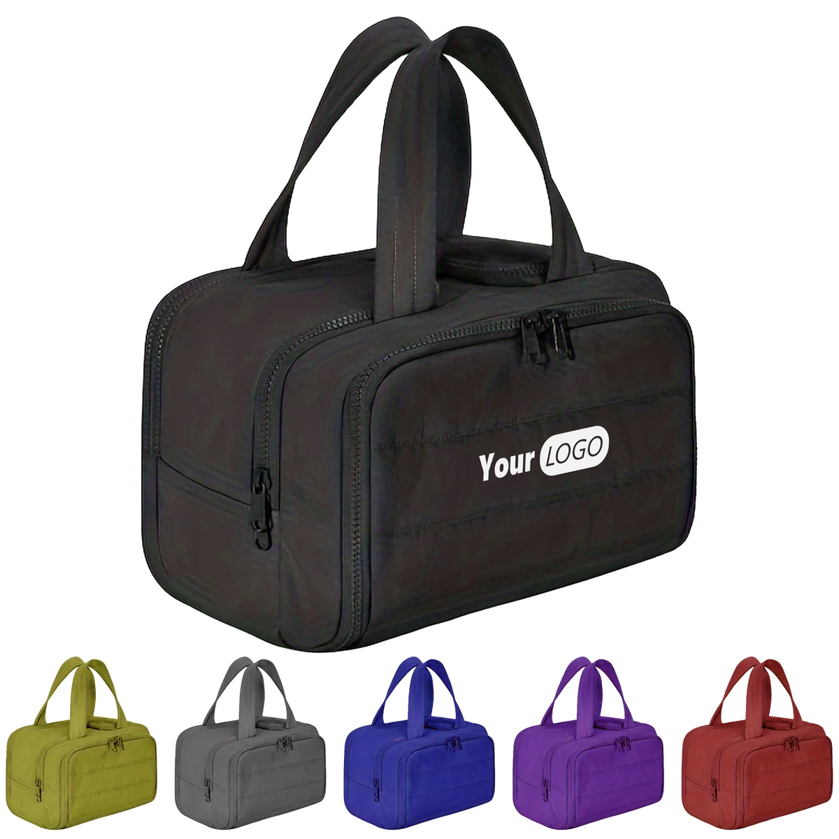 Nylon Durable Multi-Compartment Travel Bag With Customizable Logo 1