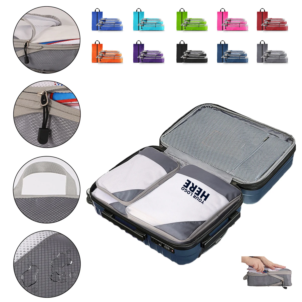 Color Travel Compressible Folding Storage Bag 1