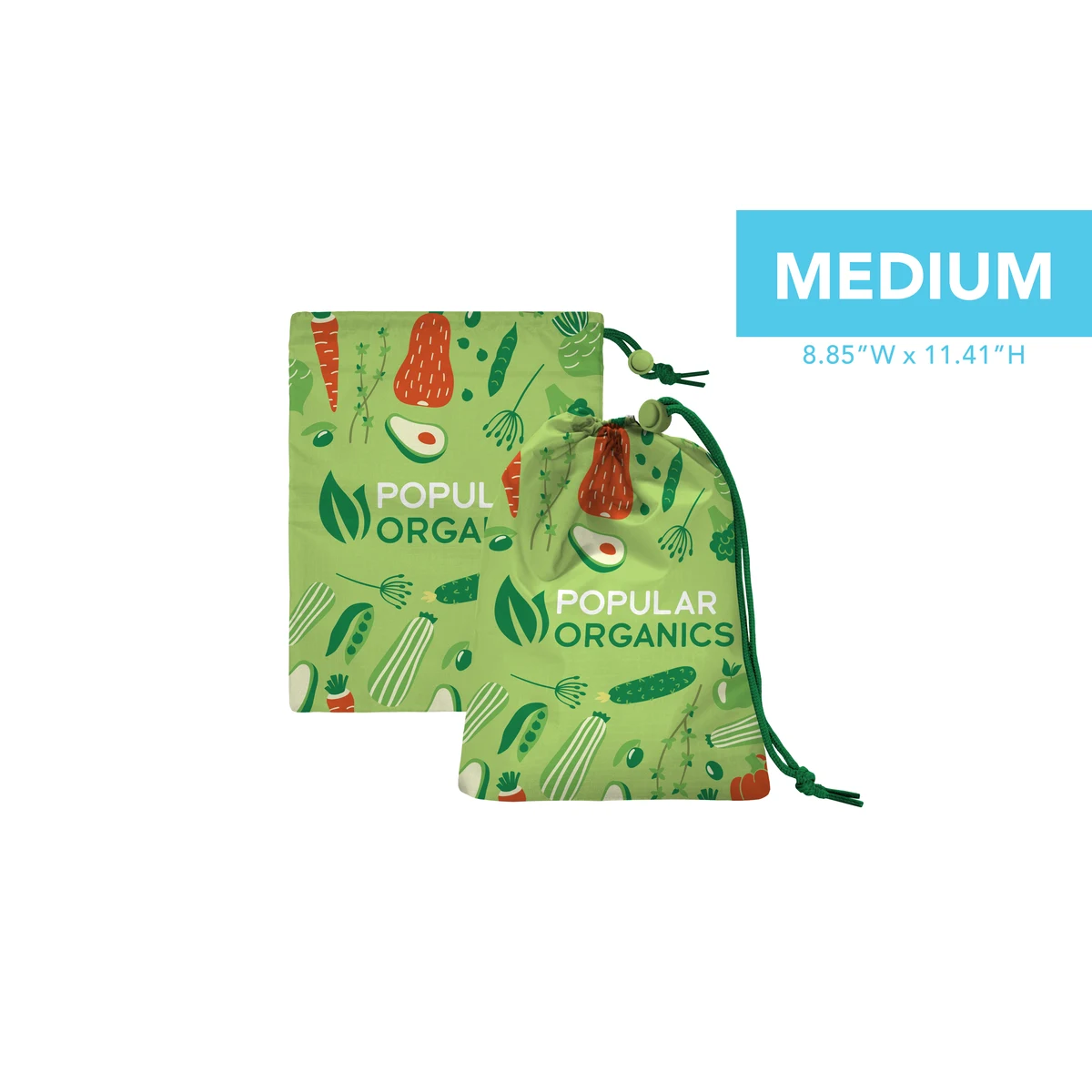 Full Color Cinch Pouch - Medium 1