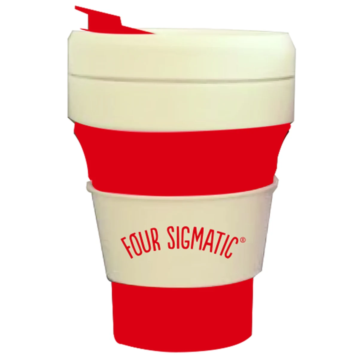 12 oz. Silicone Collapsible Mug with Removable Heat Sleeve 1