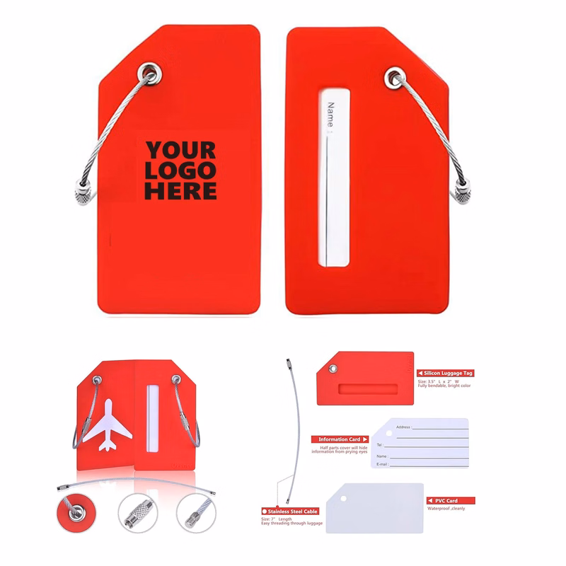 Silicone Luggage Tag For Suitcase