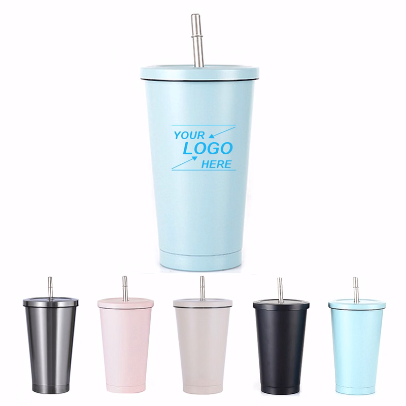 25oz Insulated Stainless Steel Tumbler with Straw