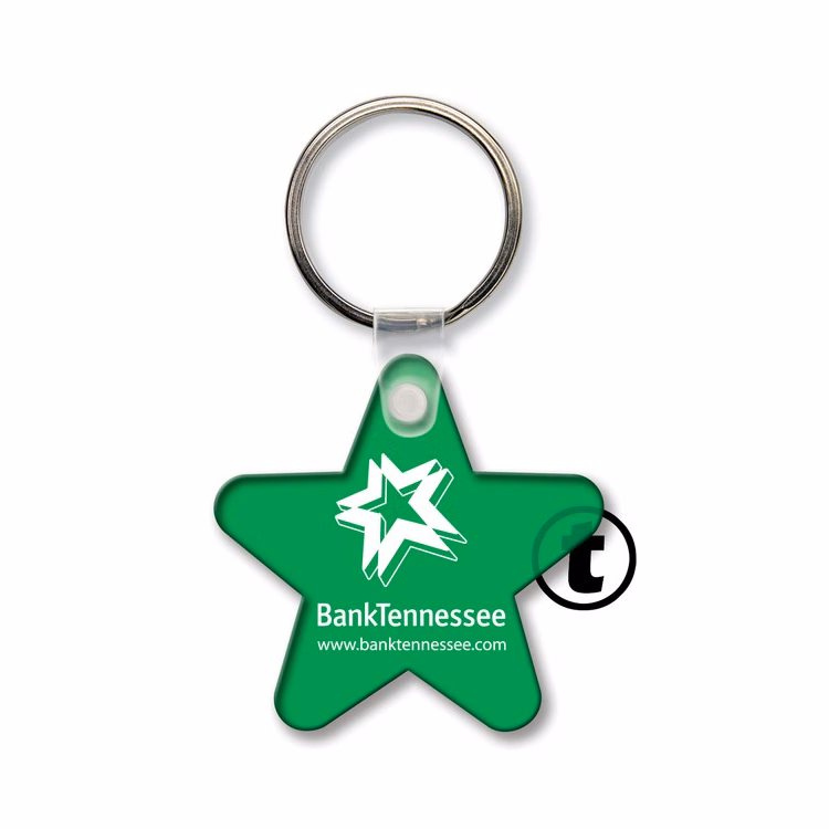 Star Key Tag (Spot Color)